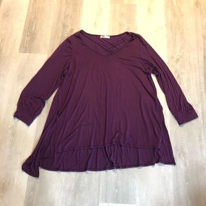 High-low boutique top